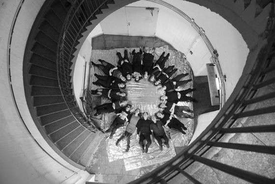 Liegender Chor im Treppenhaus