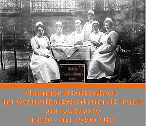 Bild: © Gesundheitzentrum St. Pauli Einladungskarte zum Sommerfest