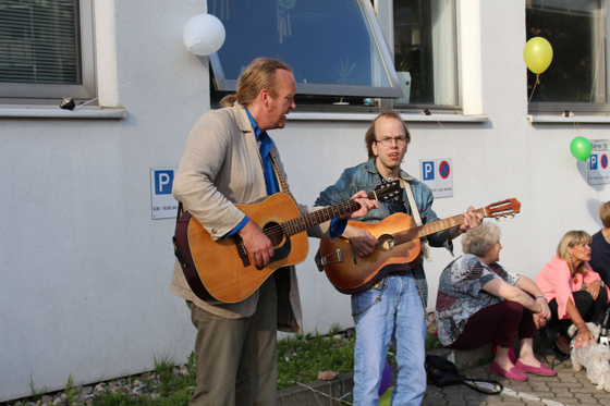 Foto: Straßengold beim Aufritt